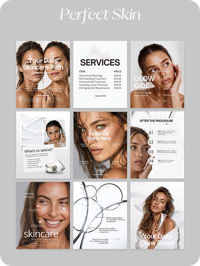 Perfect skin content grid